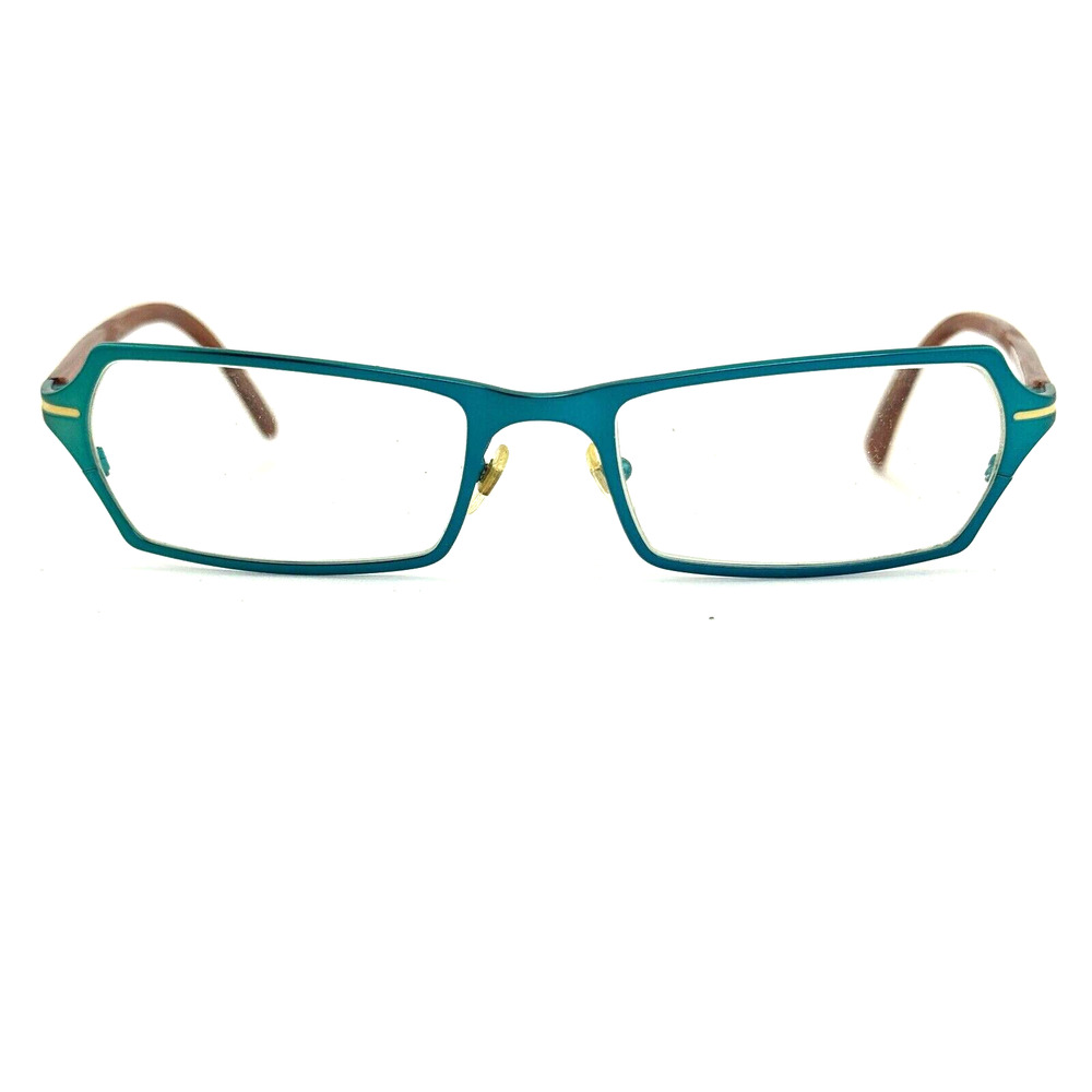 PRODESIGN DENMARK 1166 8531 52-18 Eyeglasses frames Teal‎ brown yellow H14723